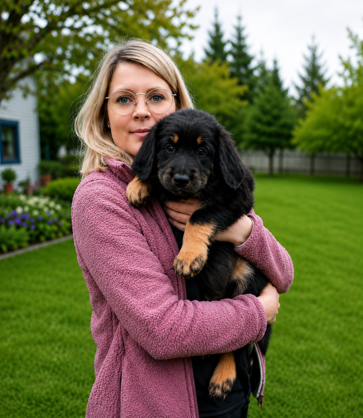 rebekka mit babycapri